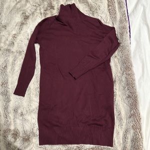Lululemon burgundy sweater dress.